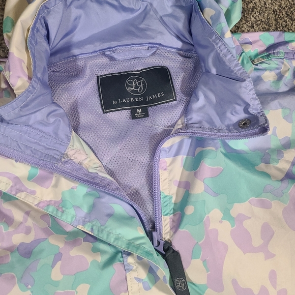 Lauren James Women's Lightweight Hooded Anorak Rain Jacket Size Medium - Picture 3 of 6